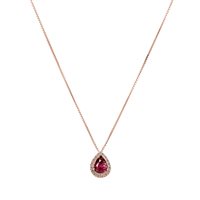 Collana Soranzo Gioielli Donna Pietre Preziose in Oro rosa Rubino GI10449851 - GI10449851